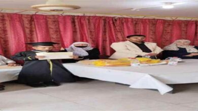 تكريم المكفوفين والمدرسين المتقاعدين في معهد النور بالعاصمة عدن