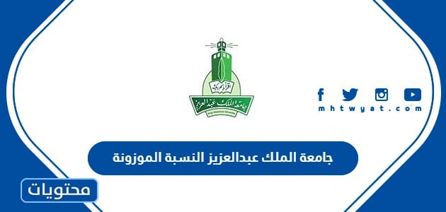 جامعة الملك عبدالعزيز النسبة الموزونة 1445