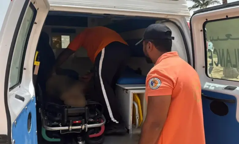 حرس الحدود في ينبع ينقذ طفلة من الغرق أثناء السباحة