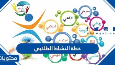 خطة النشاط الطلابي 1445 في السعودية