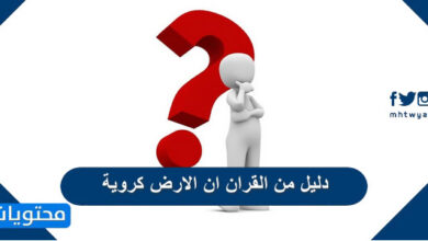 دليل من القران ان الارض كروية