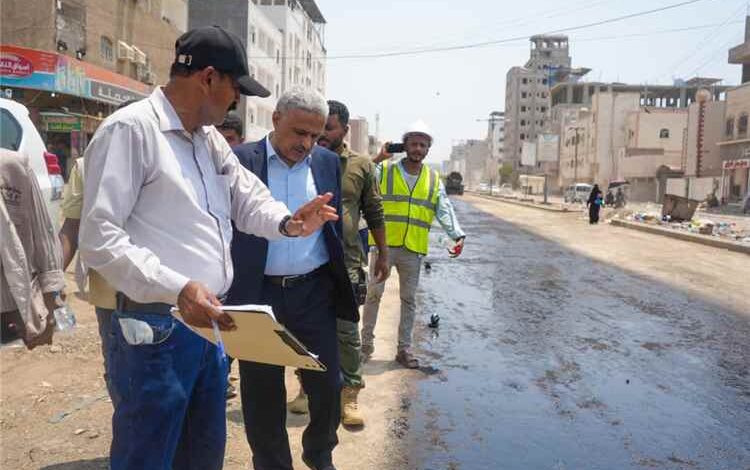 رئيس صندوق صيانة الطرق يتفقد مشروع طريق التقنية - إنماء ويتابع الاستعدادات لأعمال الأسفلت