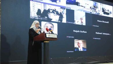 رئيسة اللجنة الوطنية للمرأة تشارك في افتتاح المؤتمر الختامي لمشروع «تعزيز مشاركة المرأة في عملية السلام عبر المسار الثاني»
