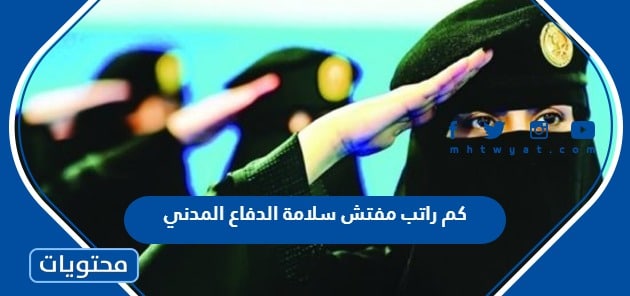 راتب مفتش سلامة الدفاع المدني