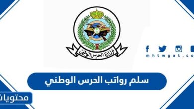 سلم رواتب الحرس الوطني 1445