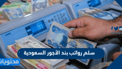 سلم رواتب بند الأجور السعودية