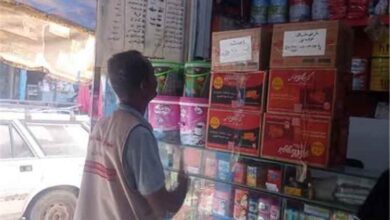 صناعة دارسعد بعدن ينفّذ جولات تفتيشية واسعة بمختلف الأسواق