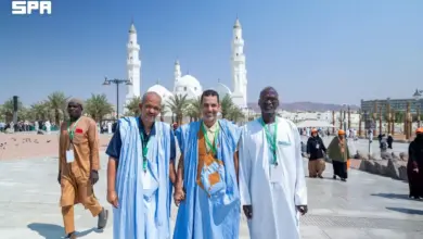 ضيوف خادم الحرمين يزورون مقبرة شهداء أحد ومسجد قباء في المدينة المنورة