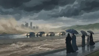 طقس الخميس.. أمطار وسيول وبرد وغبار وضباب تضرب 11 منطقة بالمملكة