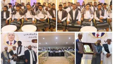 عدن .. مهرجان الصفوة بنسخته الثامنة يترجم التكافل الاجتماعي ويمنح 100 شاب وشابة بداية أكثر استقرارا