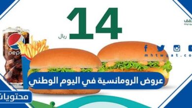 عروض الرومانسية في اليوم الوطني