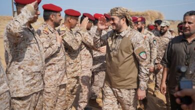 عضو مجلس القيادة الرئاسي عثمان مجلي يشيد ببطولة وجاهزية قوات المنطقة العسكرية الخامسة والتشكيل البحري