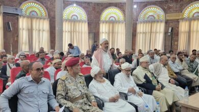علماء ودعاة وخطباء تعز يؤكدون الاصطفاف خلف القيادة السياسية في معركة استعادة مؤسسات الدولة وإنهاء الانقلاب الحوثي