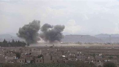 غارات جوية مكثفة تستهدف مواقع حوثية غربي تعز