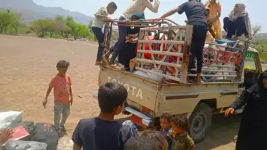 في تعز | نزوح 1,624 أسرة من الوازعية.. ومناشدات لتوفير الإيواء والتعليم