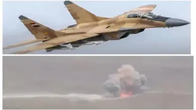 في حجة .. الطيران الحربي يدك مواقع وتحصينات الحوثي بالمحافظة