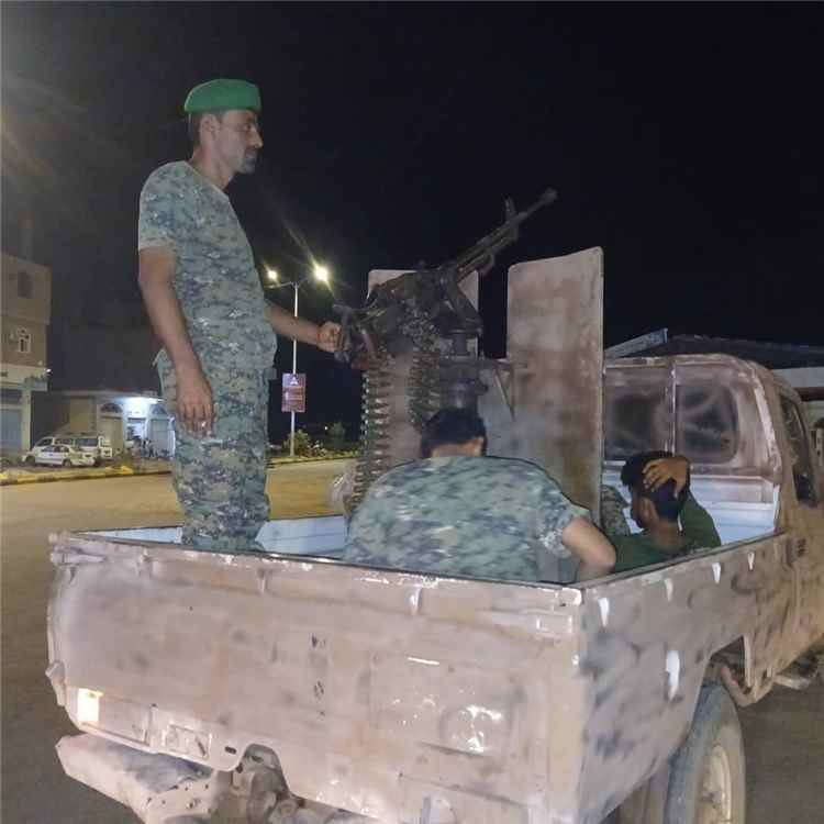 قوات الأمن الوطني تنفذ انتشارًا أمنيًا واسعًا في أبين