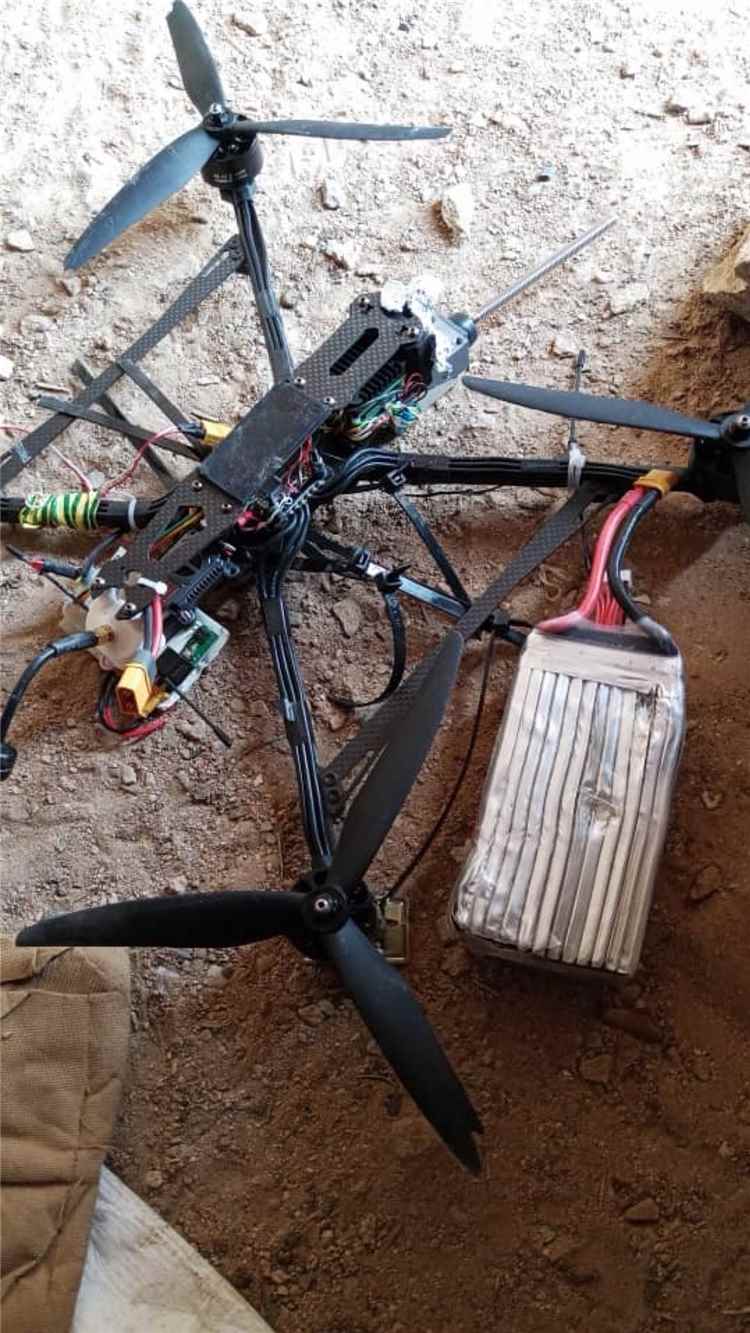 قوات العمالقة الجنوبية تُسقط طائرتين انتحاريتين حوثيتين في جبهة بيحان
