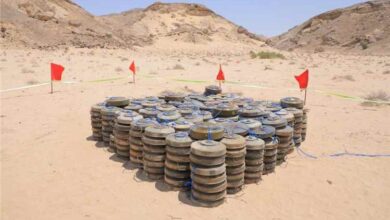 كده يتفقد جاهزية اللواء 123 مشاة في حات ويشرف على إتلاف 429 لغماً