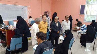 كلية ناصر للعلوم الزراعية بجامعة لحج تدشن امتحانات القبول بقسم الطب البيطري للعام الجامعي 2026/2027م