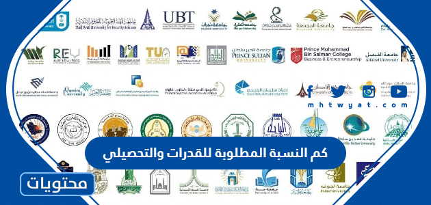 كم النسبة المطلوبة للقدرات والتحصيلي