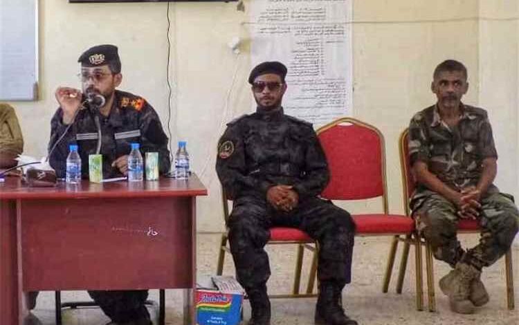 لواء الريان يستقبل المدير العام لإدارة مكافحة المخدرات بالجمهورية وينظم محاضرة توعوية لمنتسبيه حول مخاطر المخدرات