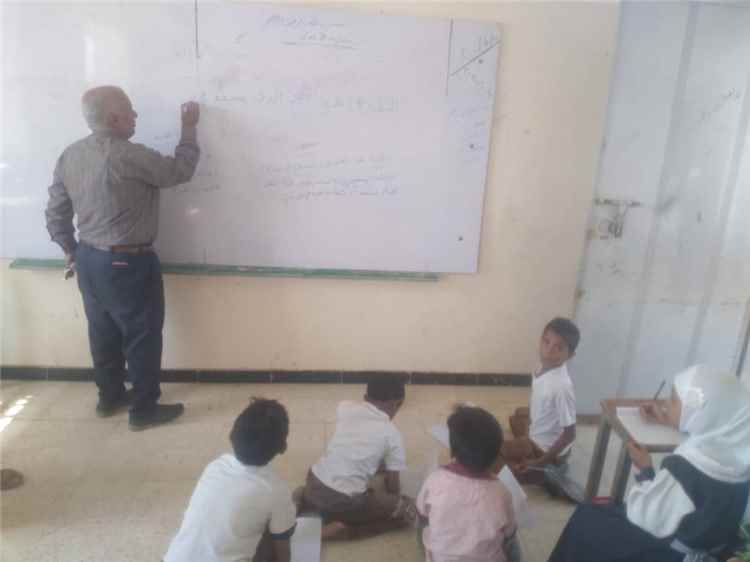 مدير تربية لودر يزور مدارس منطقة الجوف لمتابعة سير التعليم