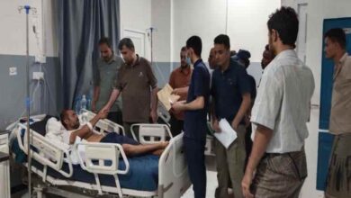 مدير دائرة الخدمات الطبية للمقاومة الوطنية يتفقد جرحى القوات المسلحة ويطلع على اوضاعهم الصحية