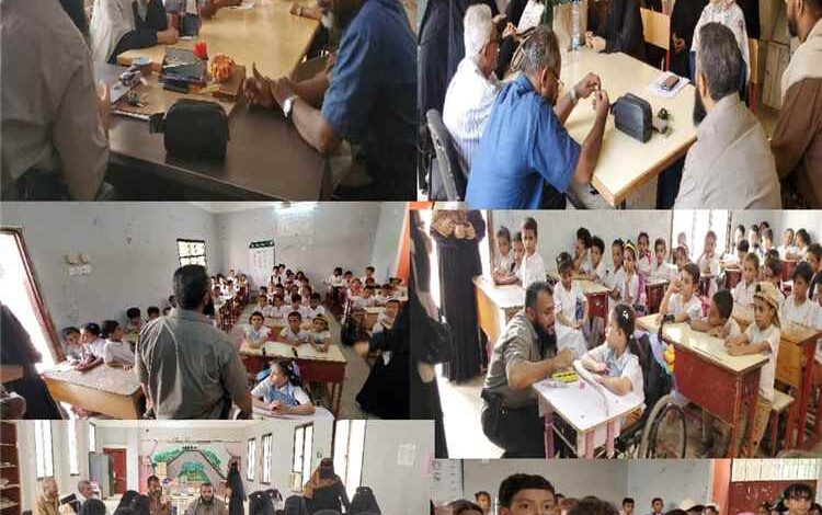 مدير عام التواهي يلتقي الكادر التعليمي بمدرستي آزال والفتح ويؤكد دعم العملية التعليمية وتطوير التعليم الأساسي باللغة الإنجليزية