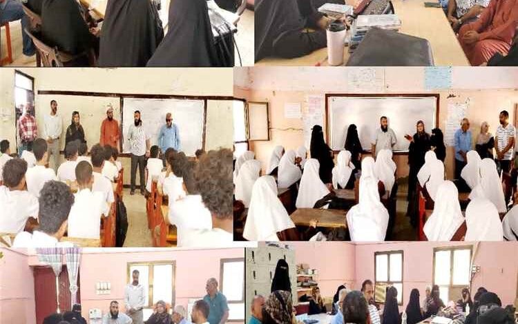 مدير عام التواهي يلتقي الكادر التعليمي بمدرستي ابن خلدون وابن الهيثم ويؤكد دعم العملية التعليمية