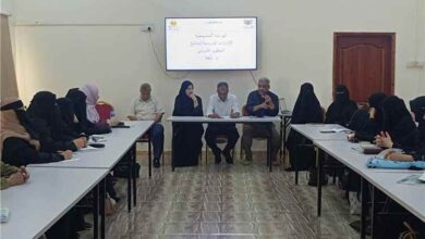 مدير عام المعلا يدشن الورشة التنشيطية للإدارات المدرسية ضمن برنامج التطوير المدرسي
