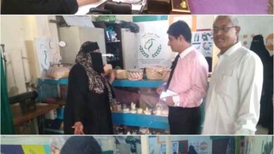 مدير عام تربية أبين يلتقي أمين عام إتحاد نساء اليمن أبين