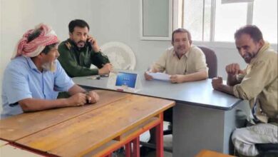 مدير عام لودر يلتقي مدير الأحوال المدنية في المديرية