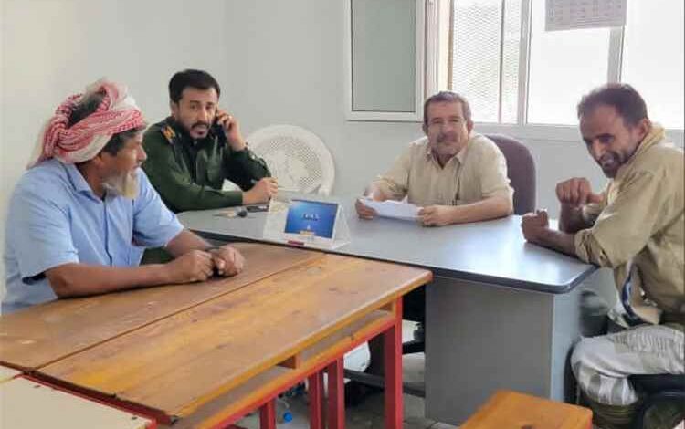 مدير عام لودر يلتقي مدير الأحوال المدنية في المديرية