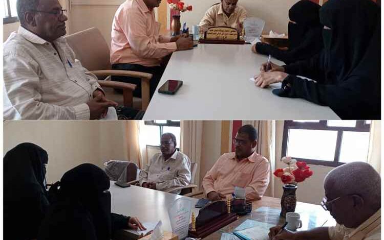 معهد الدكتور أمين ناشر بأبين يعقد اجتماعاً لمناقشة الاستعدادات لامتحانات القبول وبدء العام الدراسي
