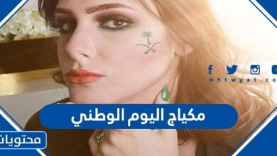 مكياج اليوم الوطني