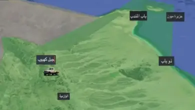 مليشيا الحوثي تهاجم منطقة كهبوب للسيطرة على مرتفعاتها الاستراتيجية المطلة على باب المندب