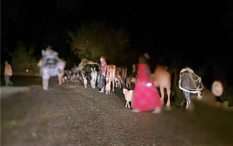 مليشيات الحوثي تتوغل في جبل حبشي غربي تعز وسط نزوح للأهالي
