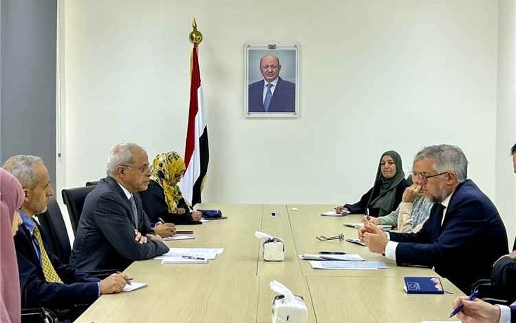 نائب وزير الخارجية يبحث مع سفيري الاتحاد الأوروبي وهولندا تعزيز الشراكة والدعم السياسي والتنموي