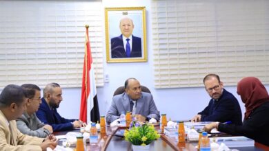 نائب وزير الصناعة يبحث مع المستشار الاقتصادي للمبعوث الأممي تعزيز الاستقرار والتعافي الاقتصادي