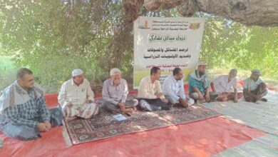 نزول ميداني بتريم لبحث تحديات القطاع الزراعي وتحديد الأولويات البحثية.