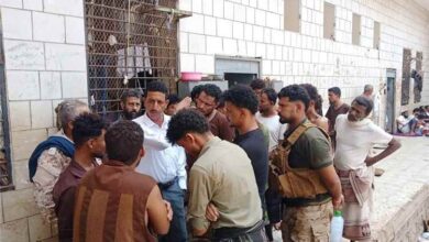 نيابة جعار تتفقد أوضاع السجناء في السجن المركزي بأبين