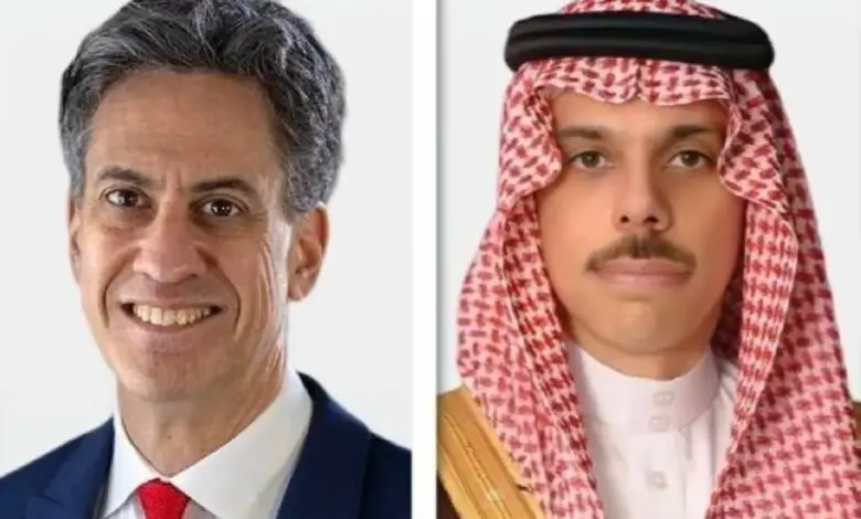 وزير الخارجية يبحث مع نظيره البريطاني أمن الممرات المائية