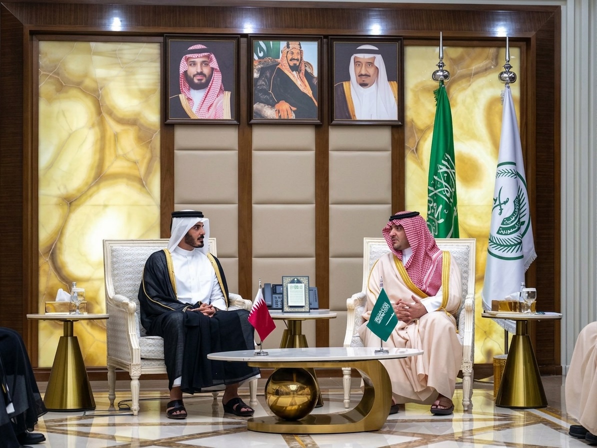 وزير الداخلية ونظيره القطري يترأسان الدورة الرابعة للجنة الأمنية والعسكرية المشتركة