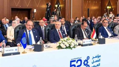 وزير الشؤون الاجتماعية والعمل يشارك في افتتاح أعمال الدورة الـ52 لمؤتمر العمل العربي بالقاهرة
