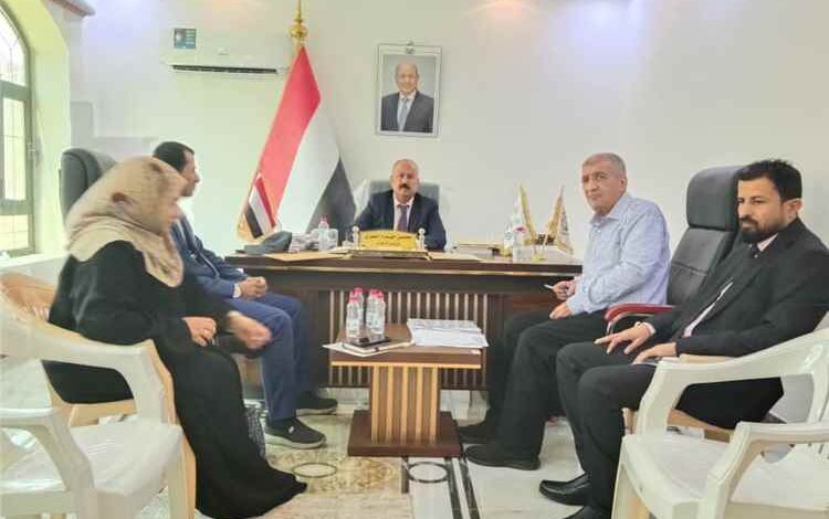 وزير النقل يناقش اوضاع قطاع النقل بمحافظة مأرب
