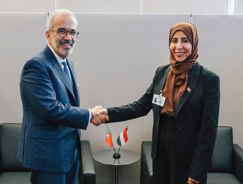 وزيرة الخارجية تبحث مع نظيرها البرتغالي تعزيز العلاقات الثنائية