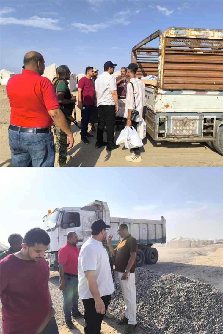 وكيل العاصمة عدن يتفقد مخيم النازحين في الفردوس ويوجه بتوفير الاحتياجات