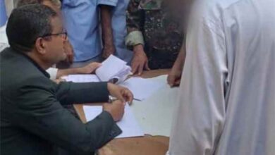 وكيل نيابة شرق تعز يتفقد أوضاع السجناء في الإصلاحية المركزية
