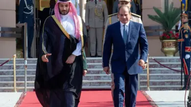 ولي العهد الأمير محمد بن سلمان يغادر القاهرة بعد زيارة مصر